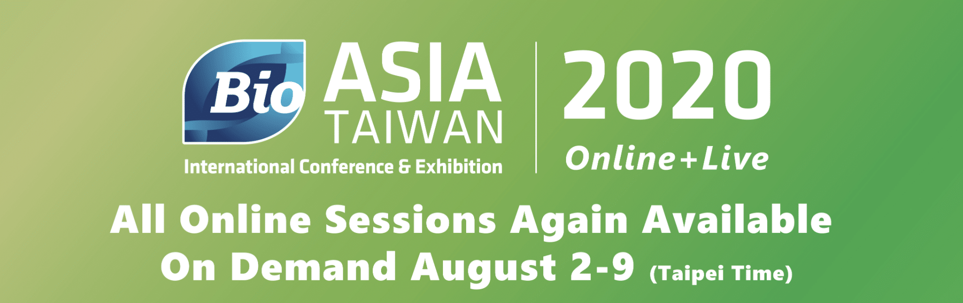 You are currently viewing 2020 Bio Asia-Taiwan